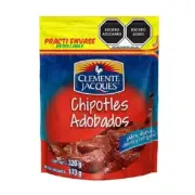 CHILES CHIPOTLES ADOBADOS CLEMENTE JACQUES 320G PRACTI ENVASE RESELLABLE