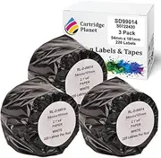Cartridge Planet 3 Pack Compatible Shipping Label Roll for Dymo SD99014 S0722430 54mm x 101mm 220 Labels for Dymo LabelWriter 450 450 Turbo 450 Twin Turbo 450 Duo 4XL SE450 310 320 330 400 SE300 Wi…