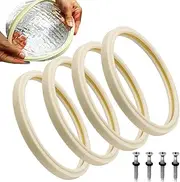 Uoqpty Pool Light Gasket - Lamp Niche Gasket Multipurpose Replacement Parts - Protective Replacement Fixture Transform Parts for Indoor Outdoor
