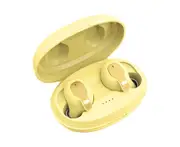 XY5 Wireless Earphones Touch Control Noise Cancellation Universal Heavy Bass Bluetooth-compatible 5.1 Headphones for Mobile Phone-Yellow