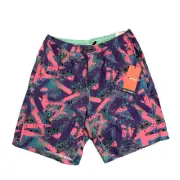BIRDDOGS Built In Liner Shorts XXL 9'' Inseam Boomstick Retro 80's Print #353