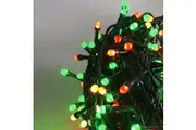 Frosted String Lights 320 LED Red & Green