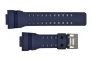Rubber 16mm Watch band Strap for Casio GA-110 GA-120 GA-200 Blue