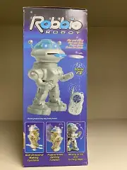 ROBBIE ROBOT: talking dancing toy w box ABL Innovation 2004 remote control