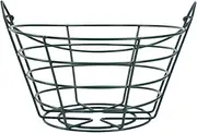 Golf Basket Golf Ball Storage Bucket Sturdy Portable,Accessories with Handle Organizer,Compact Green Golf Ball Container