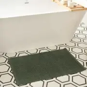 Beautiful Boho Rug for Your Bathroom - Soft Textured Washable Bath Mat Made
