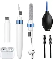 4 in 1 Bluetooth Earbuds Cleaner Kit Multi-Function Earbuds Cleaning Pen with Soft Brush and 1 dust Blowing Ball for Tools for Earbuds Phone Charging Port Earphone Headphone iPod Case iPhone Laptop