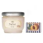 Sabon Body Scrub - Rose Tea & Nesti Dante Le Deliziose Natural Soap - Peach 2pcs