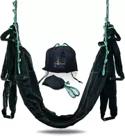 Premium Aerial Hammock anti Gravity Yoga Swing Kit - Acrobat Flying Sling Set fo