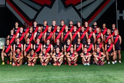 LAMINATED Essendon bombers AFL FOOTBALL CHAMPION TEAM POSTER,BARGAIN,1