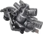 9808647080 Thermostat Housing & Sensor Compatible with Peugeot 207 308 Citroen C4 Picasso DS 1.6i THP VTi