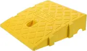Plastic Slope Mat Automotive Cars Trailer Truck Motorcycle Garage ATV Ramps Wheelchair Ramps for Home Steps Ramp for Stairs Auto Ramps Driveway Ramps Shed Ramp Kit Yellow Rubber