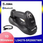 Symbol Motorola LS4278-SR20007WR Wireless Bluetooth Barcode Scanner w/ USB Cable