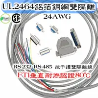 在飛比找蝦皮購物優惠-UL2464 24AWG 鋁箔銅網雙隔離 訊號線 鋁箔銅網雙