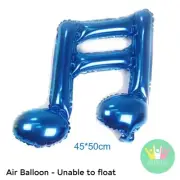 Music Symbol Balloon Foil Helium. Lolly Loot Bag Cake Party Cupcake Wiggles Flag