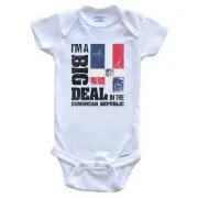 I'm A Big Deal In Dominican Republic Funny Dominican Flag Baby Bodysuit