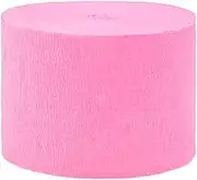 Crepe Paper Streamers Colorful Garland Backdrops Pastel Party Arrangement Supplies Ribbon Baby Shower Decoration, Bright Pink