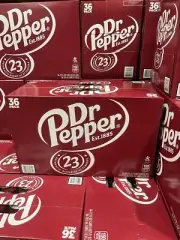 Dr Pepper Soda Pop Soft Drinks Cola 12 fl oz 36 Pack Cans Brand New