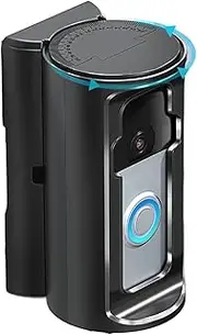 Mount for Ring Doorbell, Ring Camera Holder, No Drill Doorbell Mount, Adjustable Ring Doorbell, Adjustable Mount for Rings Video Door Bell Without Drilling No Drill Holder for Rings Camera Compatible