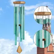 Noble House Wind Chimes with Big Deep Tone, 44" Tuned Wind Chime,Large Wind Chimes with Deep Tone, Both for Outdoor Garden,Yard,Patio and Home Decor (Blue Patina, Large, 44)
