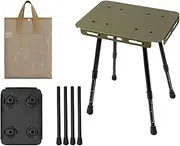 Folding Camping Table,Folding Tray Table - Anti-Slip Desk with Adjustable Height Gear Portable Furniture Stool for Kitchen Classrooms Conferences Apartment Living Home
