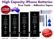 High Capacity Battery Replacement for iPhone 6S 7 Plus 8 + X 11 12 13 14 Pro