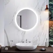 620 840mm Back&Front LED Light Bathroom Mirror, 620 x 620mm