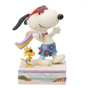 Peanuts by Jim Shore Snoopy and Woodstock Beach Day