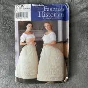 Simplicity Pattern 7216 Sz 14-20 Historic Crinoline Hoopskirt Costume Theater