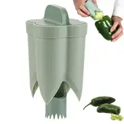 2 In 1 Pepper Corer Twist To Core & Seed Stuffed Bell Chili Jalapeno Cut Small