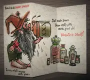 Vtg Hallmark "good old mountain dew" get well card, # 15C 101-4