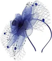 [DECORNIJIA] Elegant Mesh Fascinator Headband for Women Tea Party Hair Accessory Stylish Party Fascinator for Weddings Birthdays and Special Occasions Chic Women Hairpiece