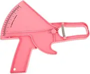 Fat Calipers Fat Measuring Tape Fat Caliper Clip Body Measuring Ruler Fat Measurer Waist Measuring Tape Body Fat Monitors Retractable Body Tape Measure Body Fat Tester Plastic Pink