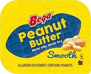 Bega Smooth Peanut Butter 11 g Portions (Pack of 50)