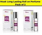 Meena Original Musk Long Lasting Roll On Perfume Pack Of 2 8ml Each