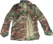 Mil-Tec US Field M65, textile jacket , color: Woodland , size: L