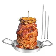 Barbecue Hack Vertical Skewers,Stainless Tacos Al Pastor Skewer Stand for
