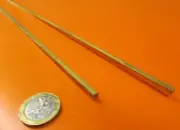 360 Brass Square Bar 1/8" Thick x 1/8" Wide x 24.0" Length, 2 Units, 4 Ft Total
