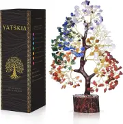 7 Chakra Tree of Life, Crystals and Healing Stones, Birthday Gifts for Women - C