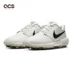 NIKE 高爾夫球鞋 ROSHE G TOUR 男鞋 白 黑 皮革 鞋釘 高球 運動鞋 AR5580-100