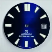 Green Luminous Modified Watch Dial 28.5mm Gradual Blue Black for NH35 NH36