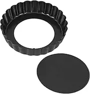 HAKIDZEL Carbon Steel Baking Ring Small Pie Pans Donut Ring Pan Round Cake Mold