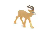 Gazelle Toy Antelope Hand Painted Rubber Realistic Model, Gift, 2" SF24 B45