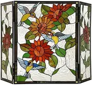 Fireplace Screens Stained Glass Fireplace Screen Sunflower Floral Design Home Decor Fireplace Screen Flat Fireplace Screens De
