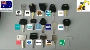 2 x Sets 15 Excavator Plant Digger Keys KUBOTA JCB CAT KOMATSU HITACHI KOBELCO