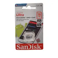 在飛比找蝦皮購物優惠-Sandisk ULTRA SD MICRO SD 16GB