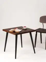 Main Solid Wood End Table (24") - Walnut