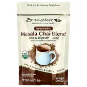 DelighTeas, Ayurvedic Masala Chai Blend, Caffeine Free, 4 oz (113 g)