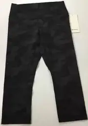 Lululemon Wunder Under HR Crop 21’’ *F Luxtreme LW6AYJS H3DC Black Camo Size 10
