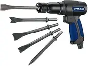 ITM Air Hammer + 5 Piece Chisels Set, Chipping Scraping Chiseling Scraper Pneumatic Kit, TM340-404